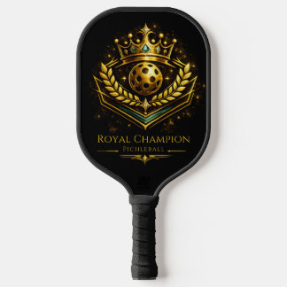 Royal Champion Pickleball™-Schläger | Luxus Schwar Pickleball Schläger
