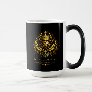 Royal Champion Pickleball™ Tasse   Luxus Schwarz &