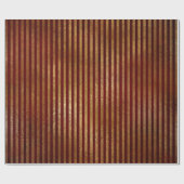 Royal Chic Golden Red Velvet Lines Geschenkpapier (Flach)