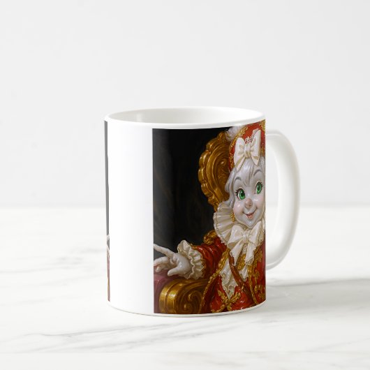 Royal Child King Portrait Kaffeetasse (VorderseiteRechts)