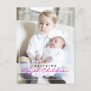 Royal Children - George & Charlotte Postkarte