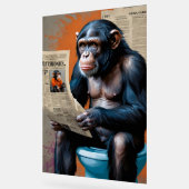 Royal Chimp Majestic Throne - Realistischer Pop Ar Acrylschild (Winkel)