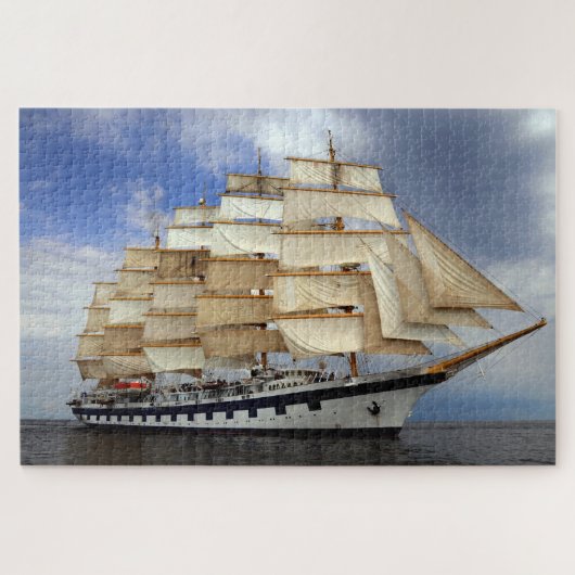 Royal Clipper Fünf-Mast-Vollschiff Segelschiff Puzzle (Horizontal)