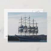 Royal Clipper Under Sail Postcard Postkarte (Vorne/Hinten)