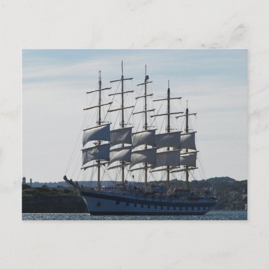 Royal Clipper Under Sail Postcard Postkarte (Vorderseite)