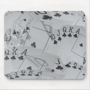 Royal Club Flush Poker Cards Muster Mousepad