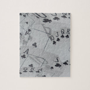 Royal Club Flush Poker Cards Muster Puzzle