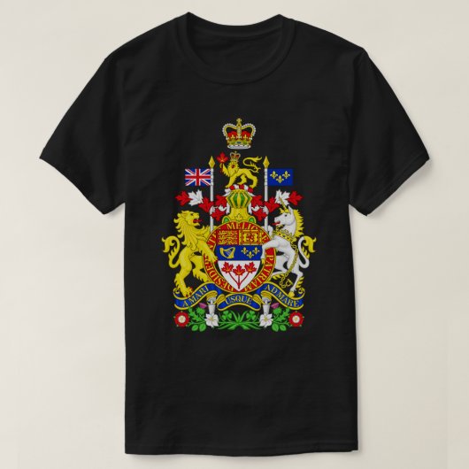 Royal Coat of Arms of Canada T-Shirt (Design vorne)