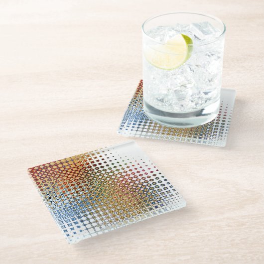 Royal Coins Glasuntersetzer (Schrägansicht)