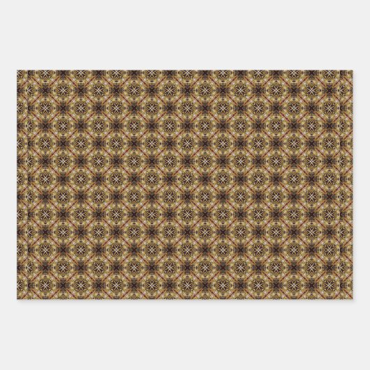 Royal Collection Gold Dazzing Design Geschenkpapier Set (Vorderseite 3)