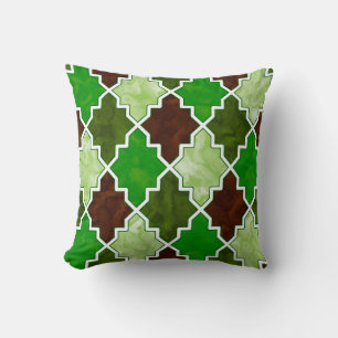 Royal Colorful Tissue Quatrefoil marokkanischer Ar Kissen