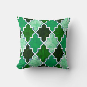 Royal Colorful Tissue Quatrefoil marokkanischer Ar Kissen