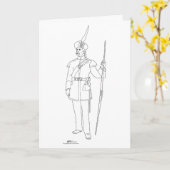 Royal Company of Archers Scotland Karte (Gelbe Blume)