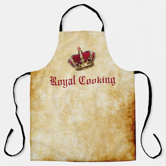 Royal Cooking All-Over Print Schürze. Schürze (Vorderseite)
