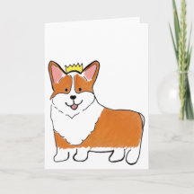 Royal Corgi Hund Blankogrüße