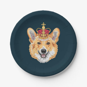 Royal Corgi Pappteller