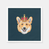 Royal Corgi Serviette (Vorderseite)