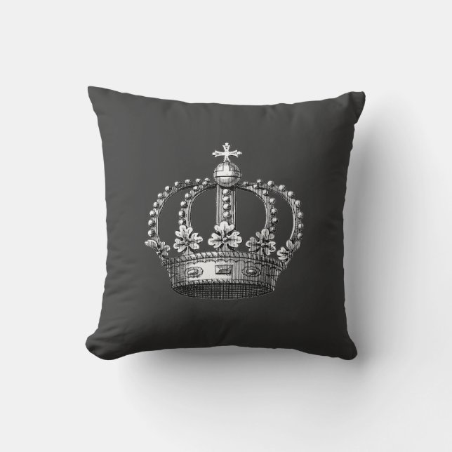 Royal Corona Throw Pillow Kissen (Vorderseite)