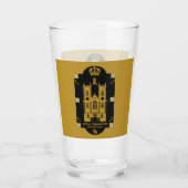 Royal Coronation Westminster Abbey Glas (Rückseite)