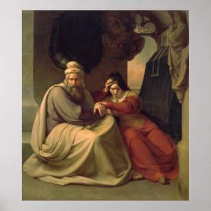 Royal couple mourning for their dead daughter poster