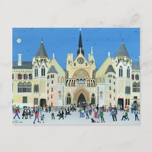 Royal Courts of Justice London 1994 Postkarte (Vorderseite)