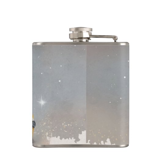 Royal Cow Dreaming on Cheese Throne                Flachmann (Rückseite)