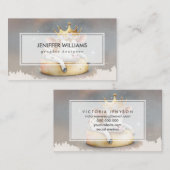 Royal Cow Dreaming on Cheese Throne                Visitenkarte (Vorne/Hinten)