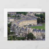 Royal Crescent Bath, England Postcard Postkarte (Vorne/Hinten)