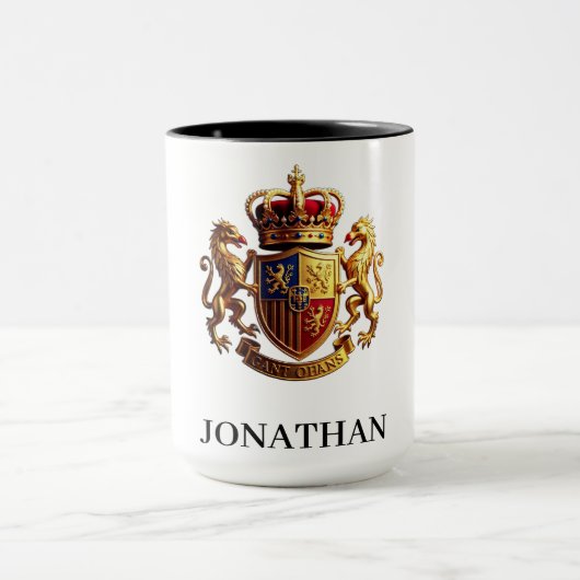 Royal Crest Gold – Majestätisches Prestige mit Ide Tasse (Zentrum)
