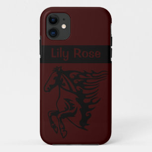 Royal Crimson Pony Horse Bronco Case-Mate iPhone Hülle