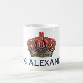 Royal Cross Crown - Gold Blue Red Kaffeetasse (Mittel)