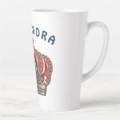 Royal Cross Crown - Gold Blue Red Milchtasse (Rechts)