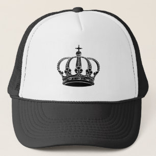 Royal Crown 02 - Black Truckerkappe