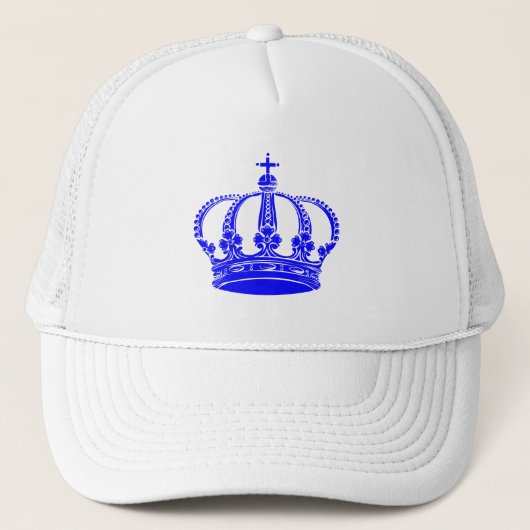 Royal Crown 02 - Blue Truckerkappe (Vorderseite)