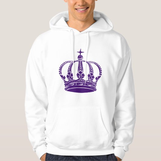 Royal Crown 02 - Deep Lila Hoodie (Vorderseite)
