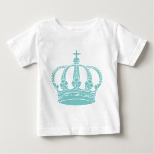 Royal Crown 02 - Hellblau Grün Baby T-shirt