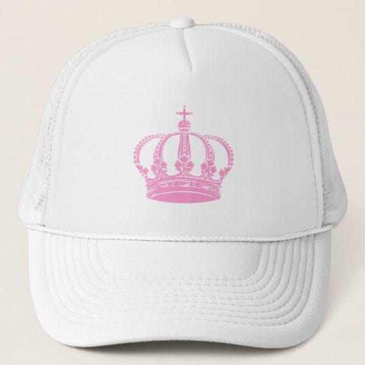 Royal Crown 02 - Pink Truckerkappe (Vorderseite)
