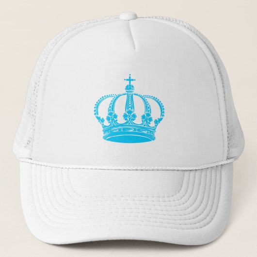 Royal Crown 02 - Sky Blue Truckerkappe (Vorderseite)