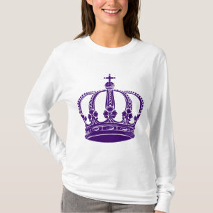 Royal Crown 02 - Tiefes Purpur T-Shirt