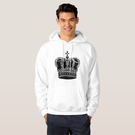 Royal Crown - Black Hoodie (Vorne ganz)