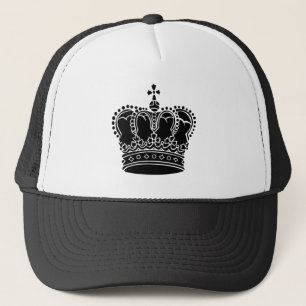 Royal Crown - Black Truckerkappe