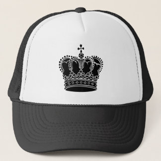 Royal Crown - Black Truckerkappe