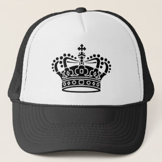 Royal Crown - Black Truckerkappe