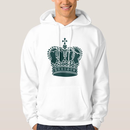 Royal Crown - Dark Green Hoodie (Vorderseite)