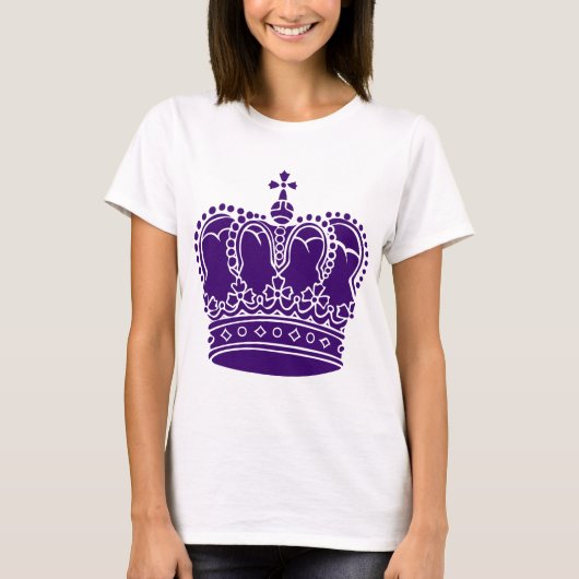 Royal Crown - Deep Lila T-Shirt (Vorderseite)