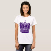 Royal Crown - Deep Lila T-Shirt (Vorne ganz)