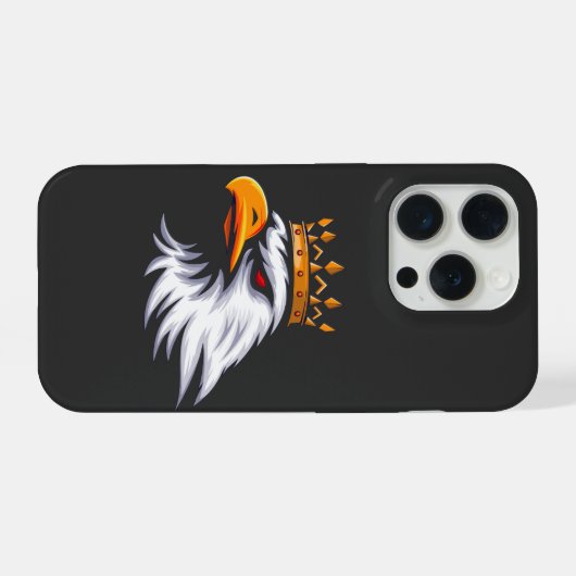 Royal Crown Eagle iPhone 15 Case Hülle (Rückseite (Horizontal))