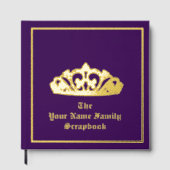 Royal Crown Foil Scrapbook Gästebuch (Vorderseite)
