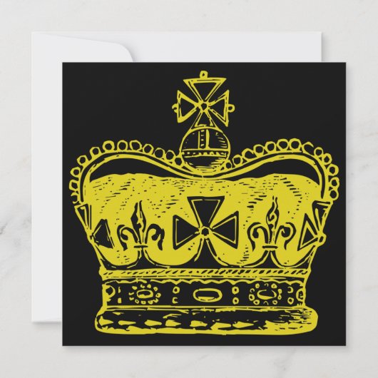 Royal Crown Graphic Einladung (Rückseite)