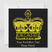Royal Crown Graphic Einladung (Vorderseite)